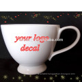 cheap plain white porcelain cups